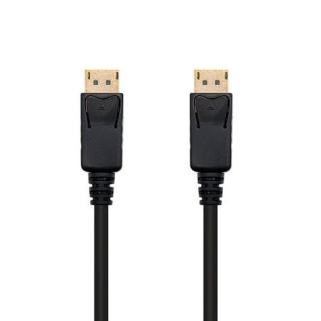 Cable displayport nanocable 2m - macho - macho - negro