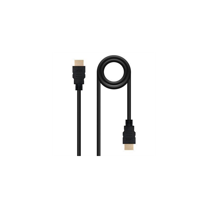 Cable hdmi 1.3 nanocable 1m - macho - macho - negro