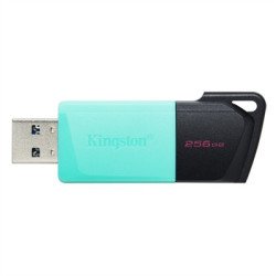 Datatraveler exodia m unidad flash usb 256 gb usb tipo a 3.2 gen 1 (3.1 gen 1) negro - turquesa