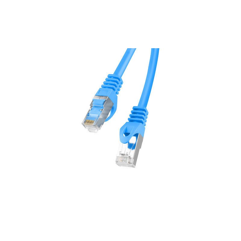 Cable red lanberg latiguillo cat.6 ftp 1m azul fluke passed