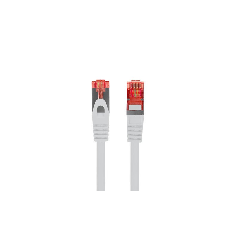 Cable red lanberg latiguillo cat.6 s - ftp lszh cu 1m gris fluke passed