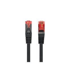 Cable red lanberg latiguillo cat.6 s - ftp lszh cu 2m negro fluke passed