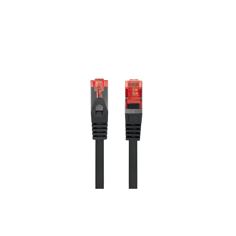 Cable red lanberg latiguillo cat.6 s - ftp lszh cu 2m negro fluke passed
