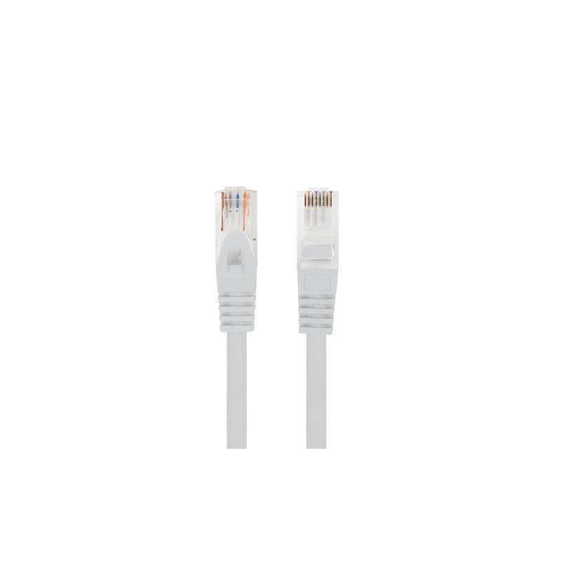 Cable red lanberg latiguillo cat.6 utp lszh cu 1m gris fluke passed