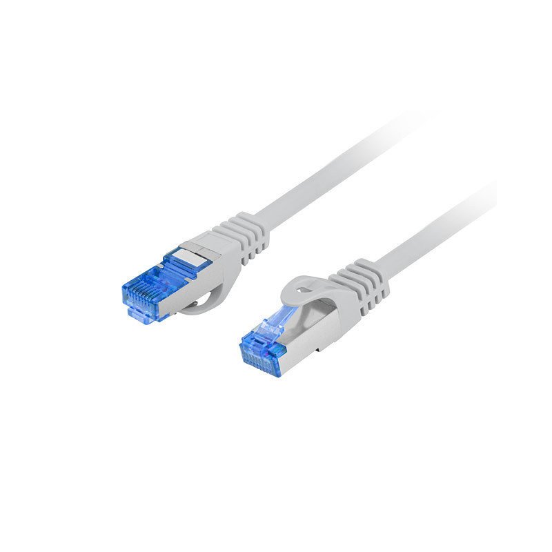 Cable red lanberg latiguillo cat.6a s - ftp lszh cca 3m gris fluke passed
