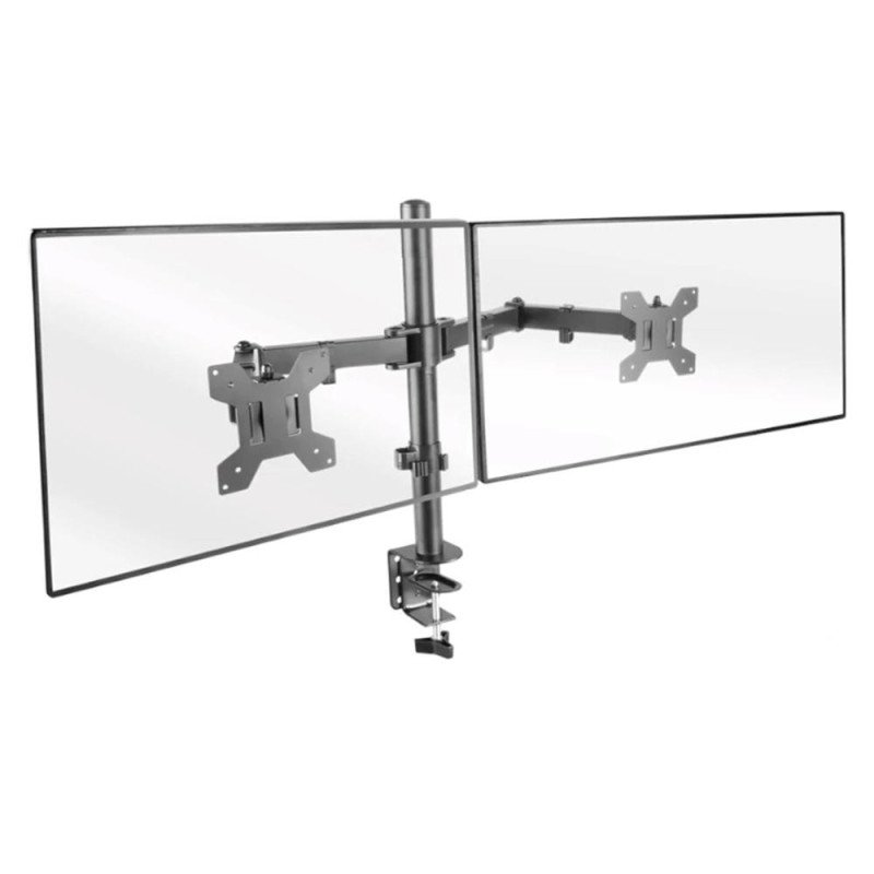 Soporte mesa mars gaming vesa hasta 32 pulgadas 100x100mm 2 brazos max 8kg - brazo