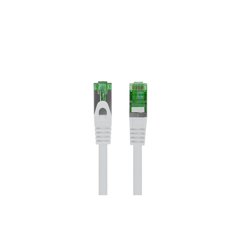 Cable red lanberg latiguillo cat.7 s - ftp lszh cu 0.25m gris fluke passed