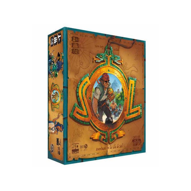 Juego de mesa sol: aventuras en la isla de sol pegi 10