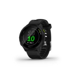 Smartwatch garmin forerunner 55 bt gps 42mm mip negro resistencia agua 5atm pulsometro sueno