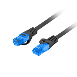 Cable red lanberg latiguillo cat.6a s - ftp lszh cca 3m negro fluke passed
