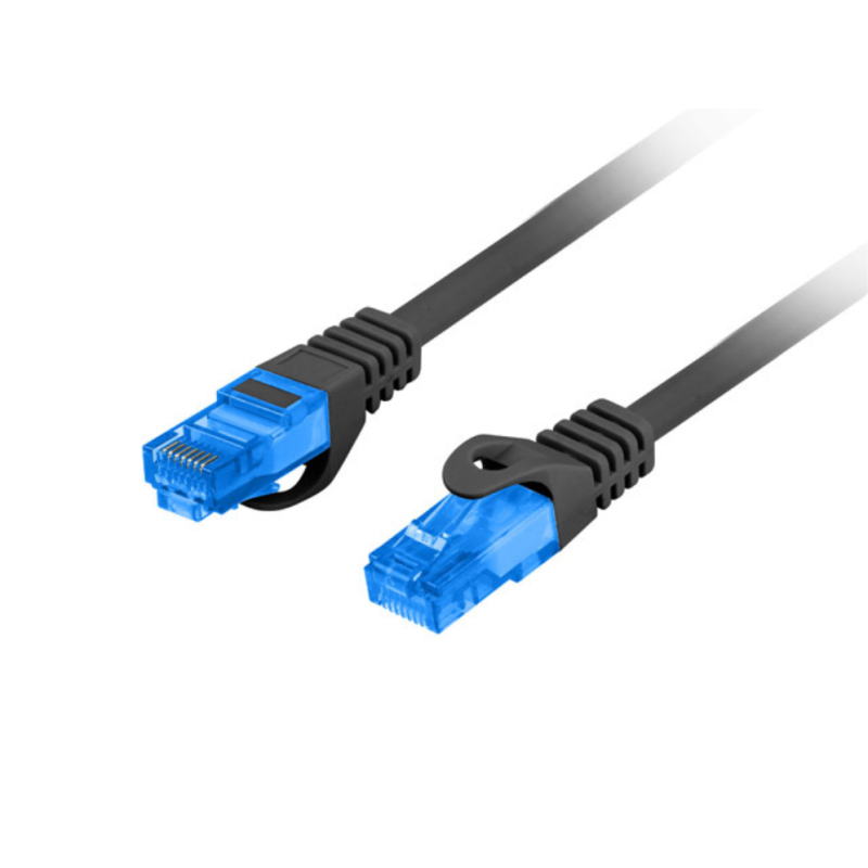 Cable red lanberg latiguillo cat.6a s - ftp lszh cca 3m negro fluke passed