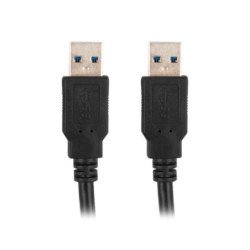 Cable usb 3.0 lanberg 1m - macho - macho - negro