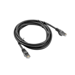 Cable red lanberg latiguillo cat.6 ftp 0.5m negro fluke passed