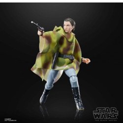 Figura hasbro the black series 40th aniversario star wars: return of the jedi - princesa leia (endor)