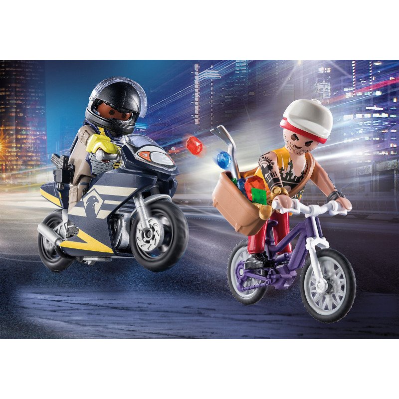 Playmobil starter pack fuerzas especiales y ladron