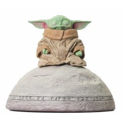 Figura diamond select toys star wars the mandalorian grogu on seein stone 1 - 6 escala milestones statue