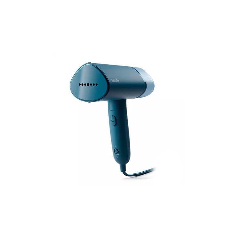 Plancha vertical vaporizador philips 3000 series azul 1000w - plegable - dep 100ml - antibacterias - antiacaros