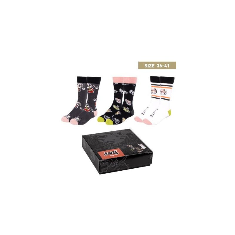Pack calcetines 3 piezas otaku talla 36 - 41