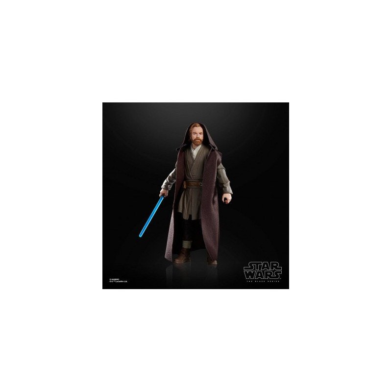 Figura hasbro star wars the black series obi - wan kenobi (jabiim)