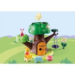 Playmobil 1.2.3 & disney winnie the pooh & piglet casa del arbol