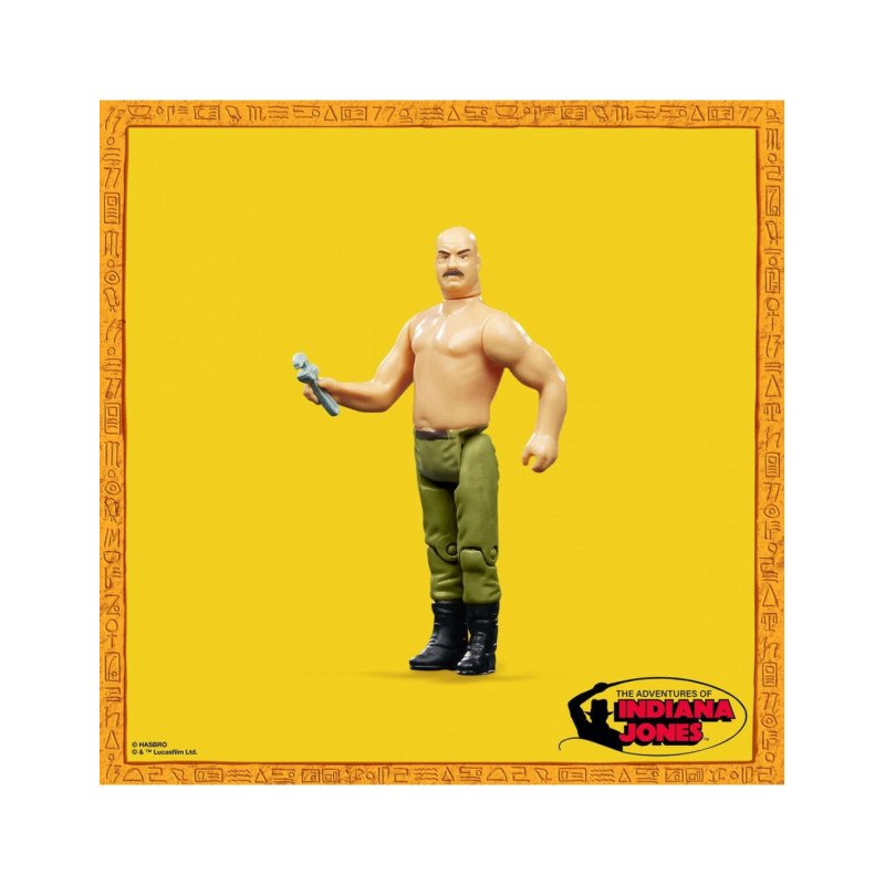 Figura hasbro indiana jones retro collection mecanico aleman
