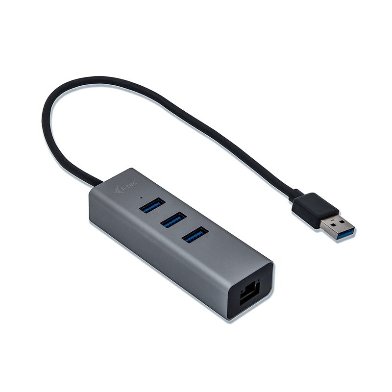Hub i - tec usb 3.0 con 3 puertos usb 3.0 y ethernet glan rj - 45