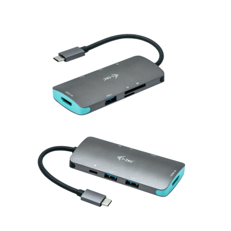 Docking station i - tec usb - c + power delivery 100w diseno nano