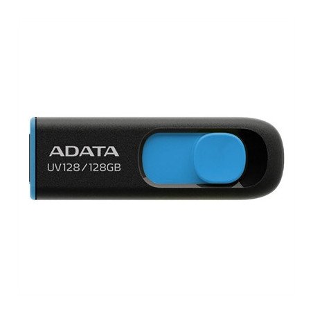 Memoria usb 3.2 adata uv128 128gb negro - azul