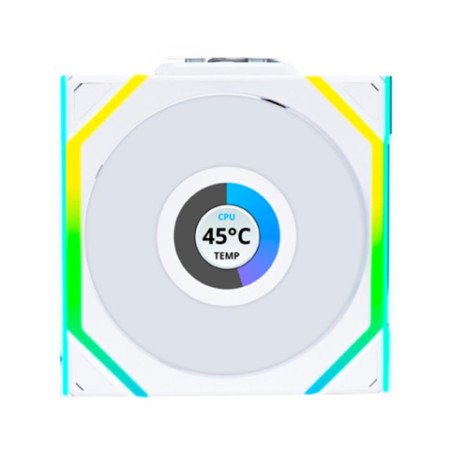 Ventilador caja lian li unifan sl inalambrico rgb 120mm blanco