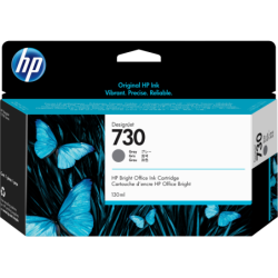 Cartucho tinta hp 730 gris