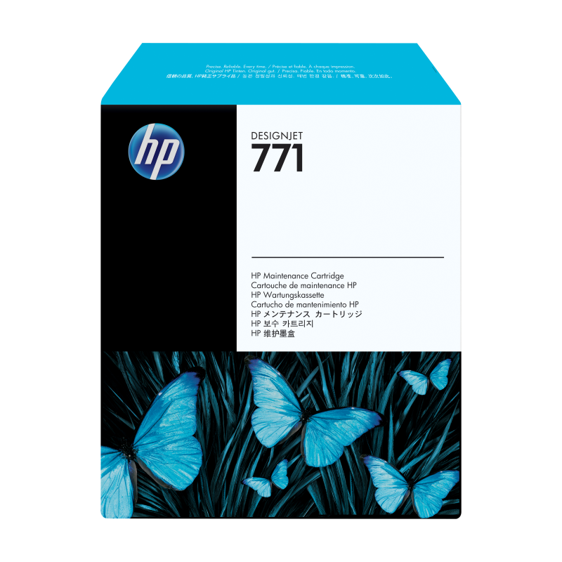 Cartucho mantenimiento hp 771 tinta color