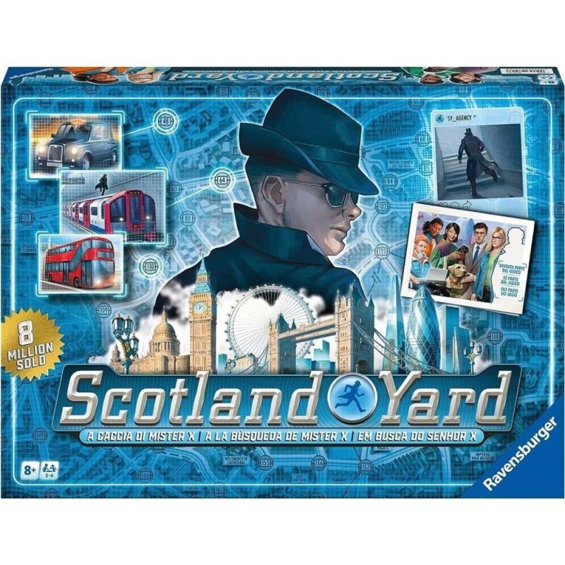 Juego de mesa ravensburger scotland yard refresh 40o