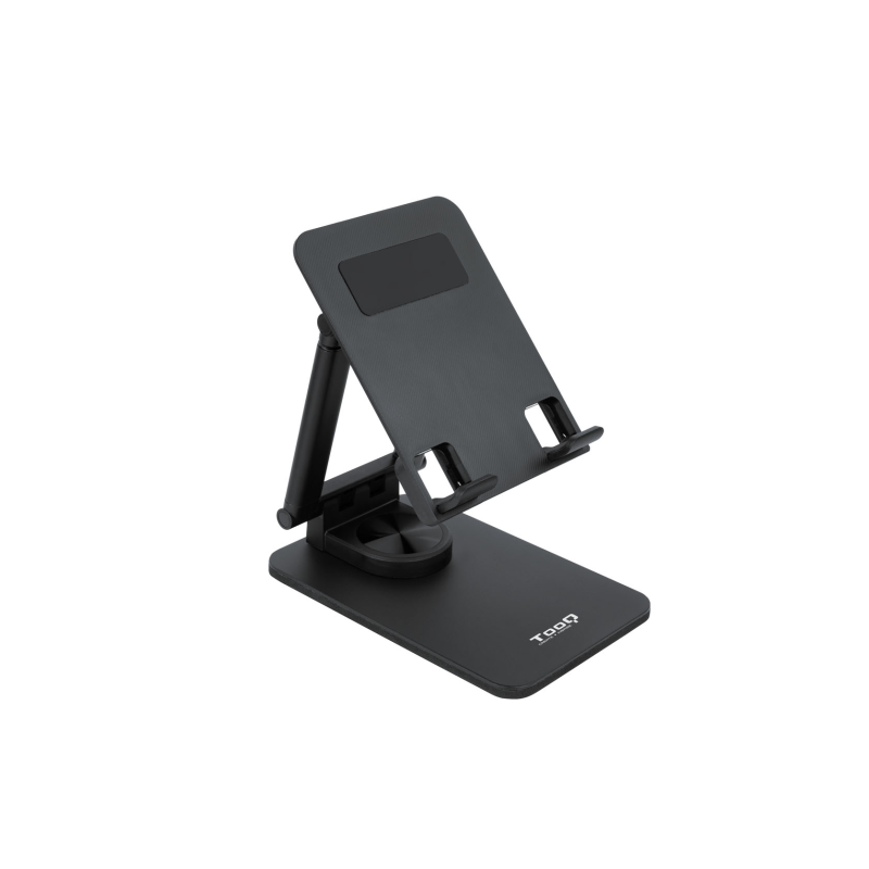 Soporte tooq plegable para tablet hasta 12.9 pulgadas negro