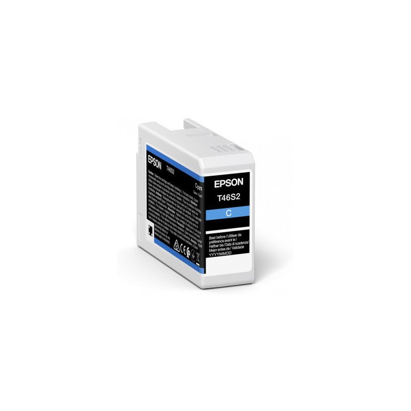Cartucho tinta epson cyan t46s2 ultrachrome pro 10 ink 25ml sc - p700