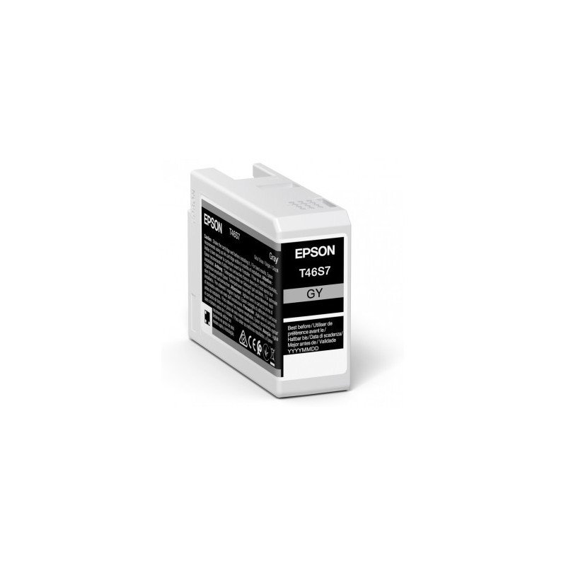 Epson singlepack gray t46s7 ultrachrome pro 10 ink 25ml sc - p700