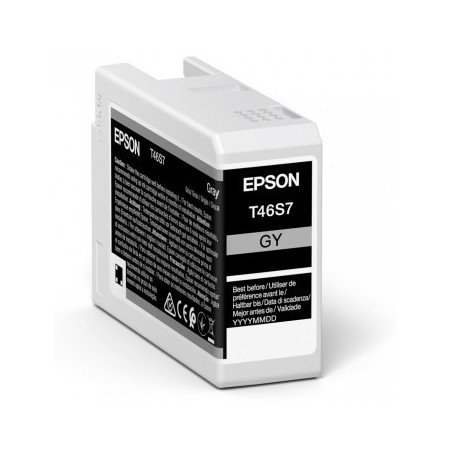 Epson singlepack gray t46s7 ultrachrome pro 10 ink 25ml sc - p700