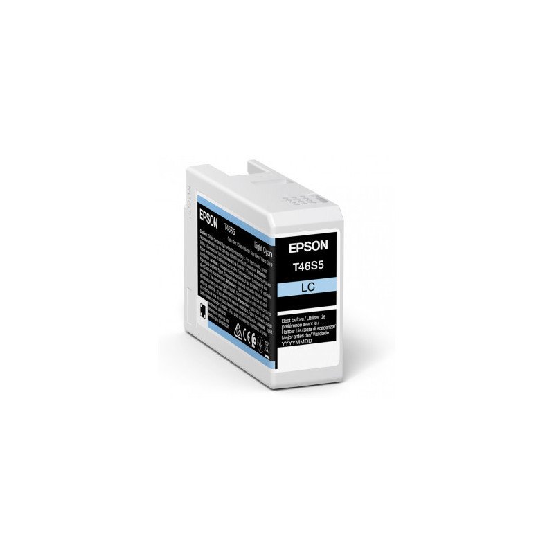 Cartucho tinta epson singlepack light cyan t46s5 ultrachrome pro 10 ink 25ml sc - p700