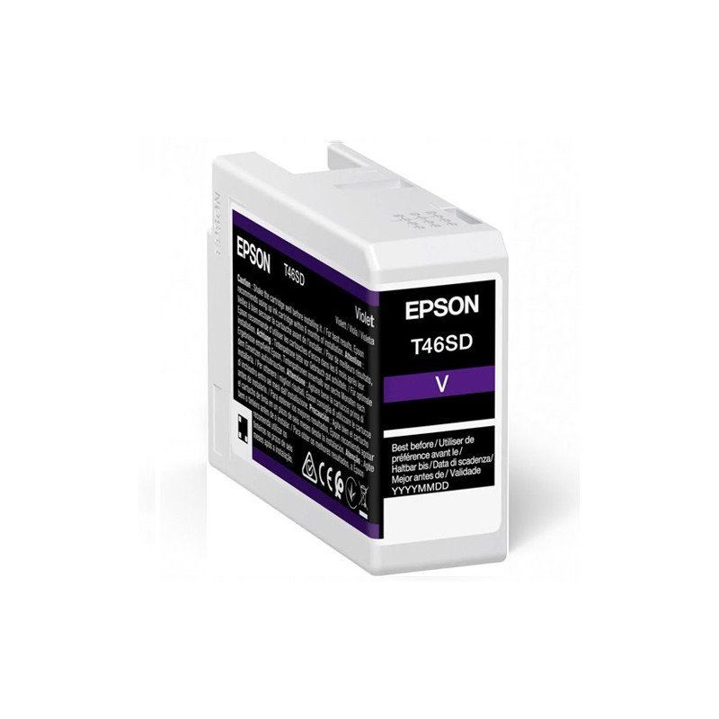 Cartucho tinta epson violeta t46sd ultrachrome pro 10 ink 25ml sc - p700