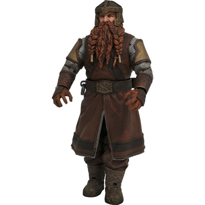 Figura diamond collection el senor de los anillos series 1 re - run gimli 18cm
