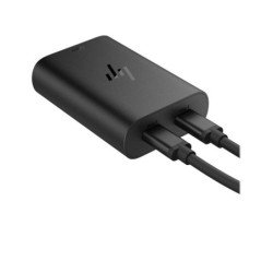 Cargador hp de portatil usb - c 65w dos puertos usb - c