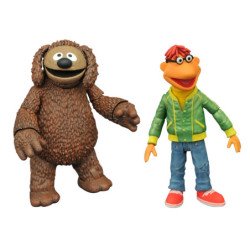 Set de 2 figuras diamond select toys the muppets los telenecos scooter and rowlf