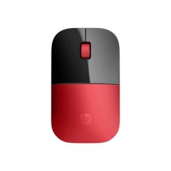Raton inalambrico hp z3700 ambidiestro rf optico rojo y negro