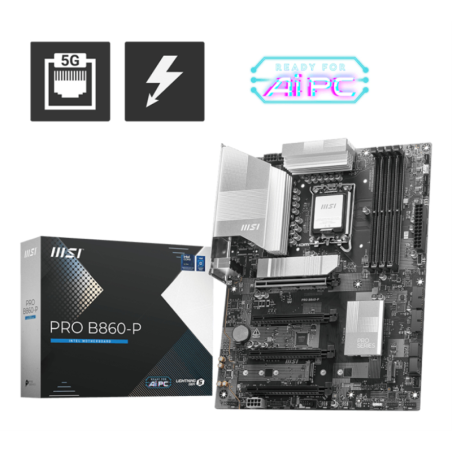 Placa base msi pro b860 - p atx ddr5 lga 1851