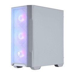Caja ordenador gaming msi mag forge m100r m - atx argb cristal templado blanco