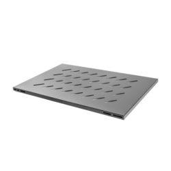 Bandeja fija lanberg 1u 480.5x580 mm hasta 120 kg rack abierto de 19 pulgadas negro