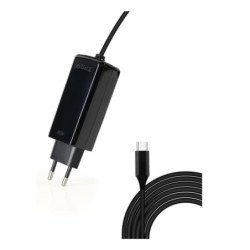 Cargador de pared tooq tqlc - usbcgan45pd - c 45w gan usb tipo c negro