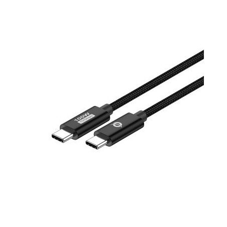 Cable usb - c conceptronic macho - macho 1.2m usb 3.2 gen 2 100w 20v 5a 10gbps e - mark