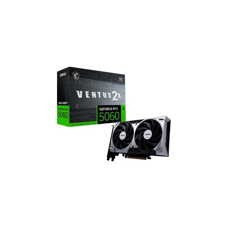 Tarjeta grafica msi rtx 5060 8gb ventus 2x oc gddr7