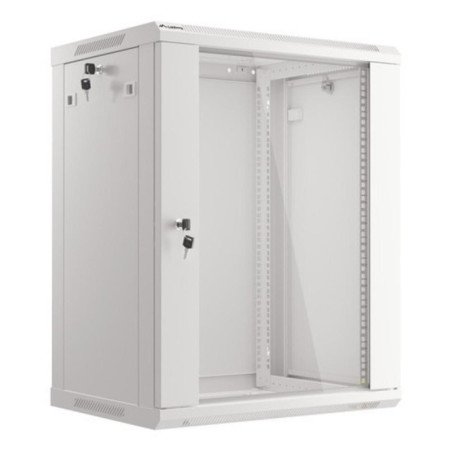 Armario lanberg 19 pulgadas 15u - 600x450 gris