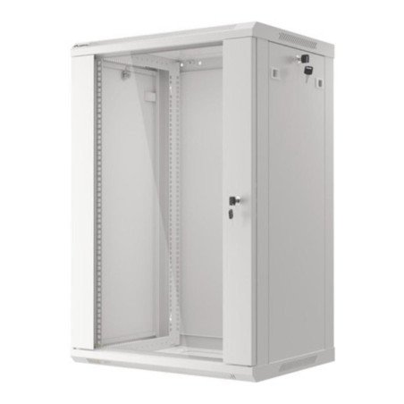 Armario lanberg 19 pulgadas 18u - 600x450 gris
